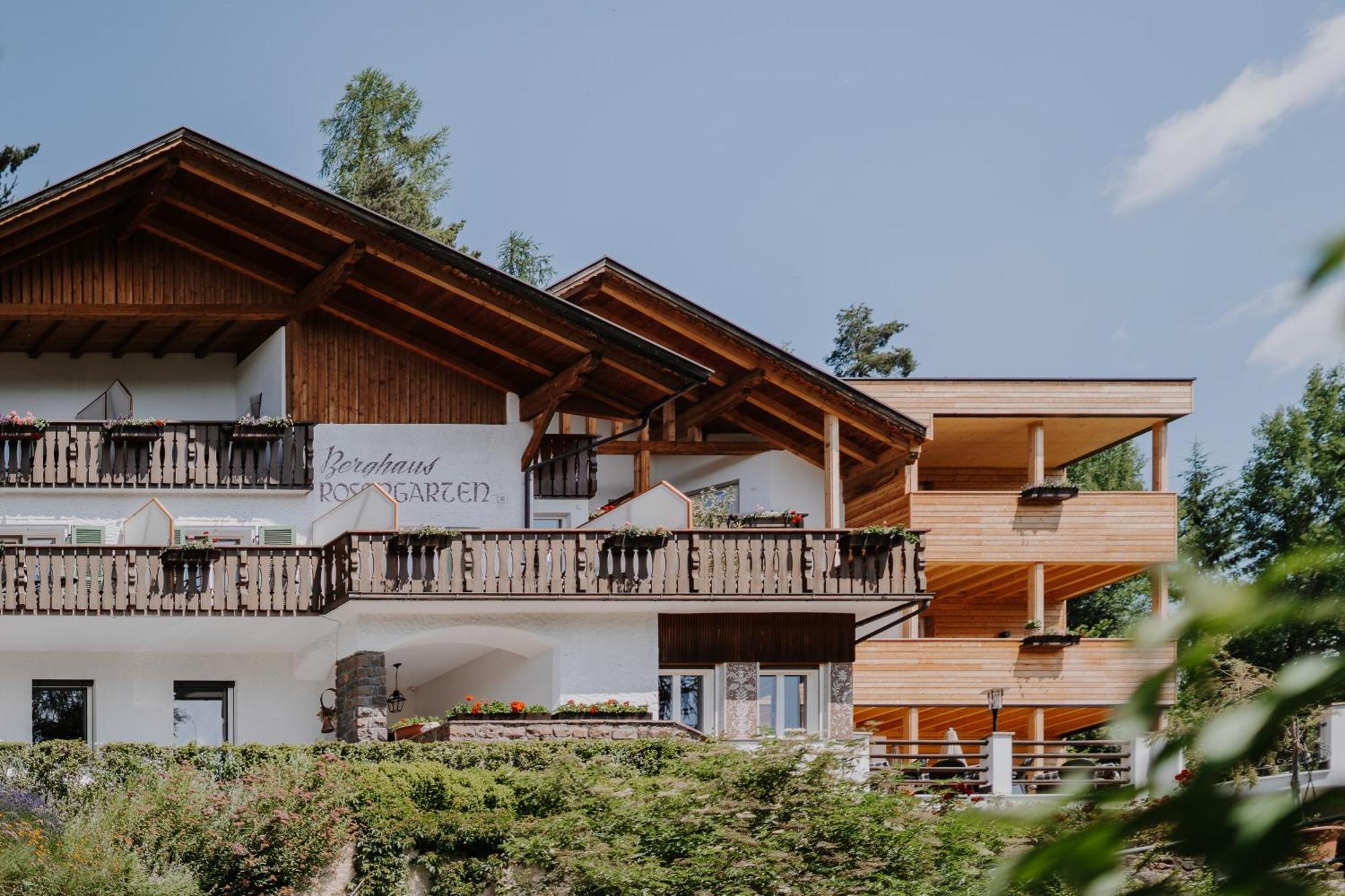 Hotel Berghaus Rosengarten Welschnofen Exterior foto